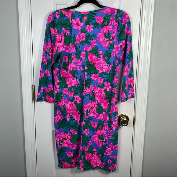 Lilly Pulitzer Tessa 3/4 Sleeve V-Neck Dress Size Medium - Picture 2 of 6